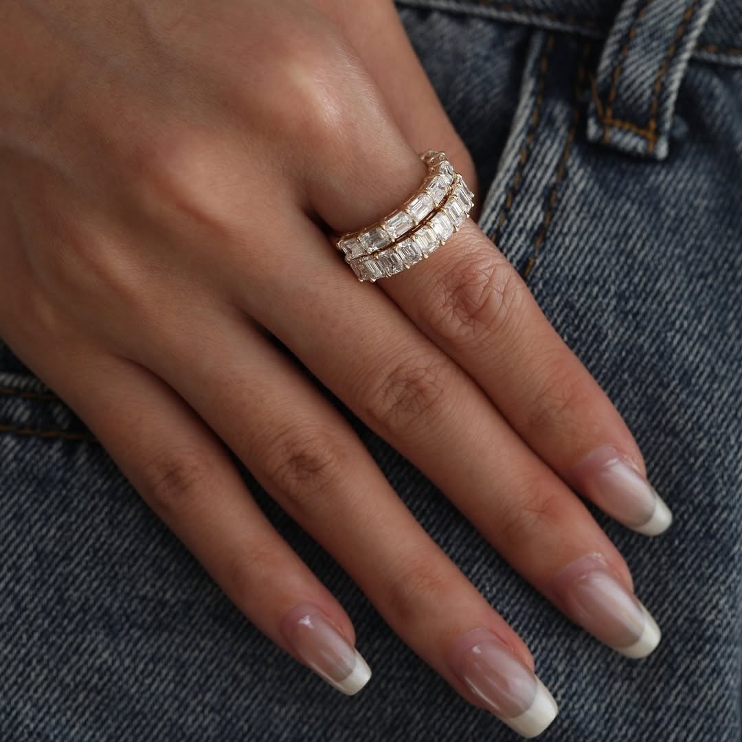 Baguette eternity band